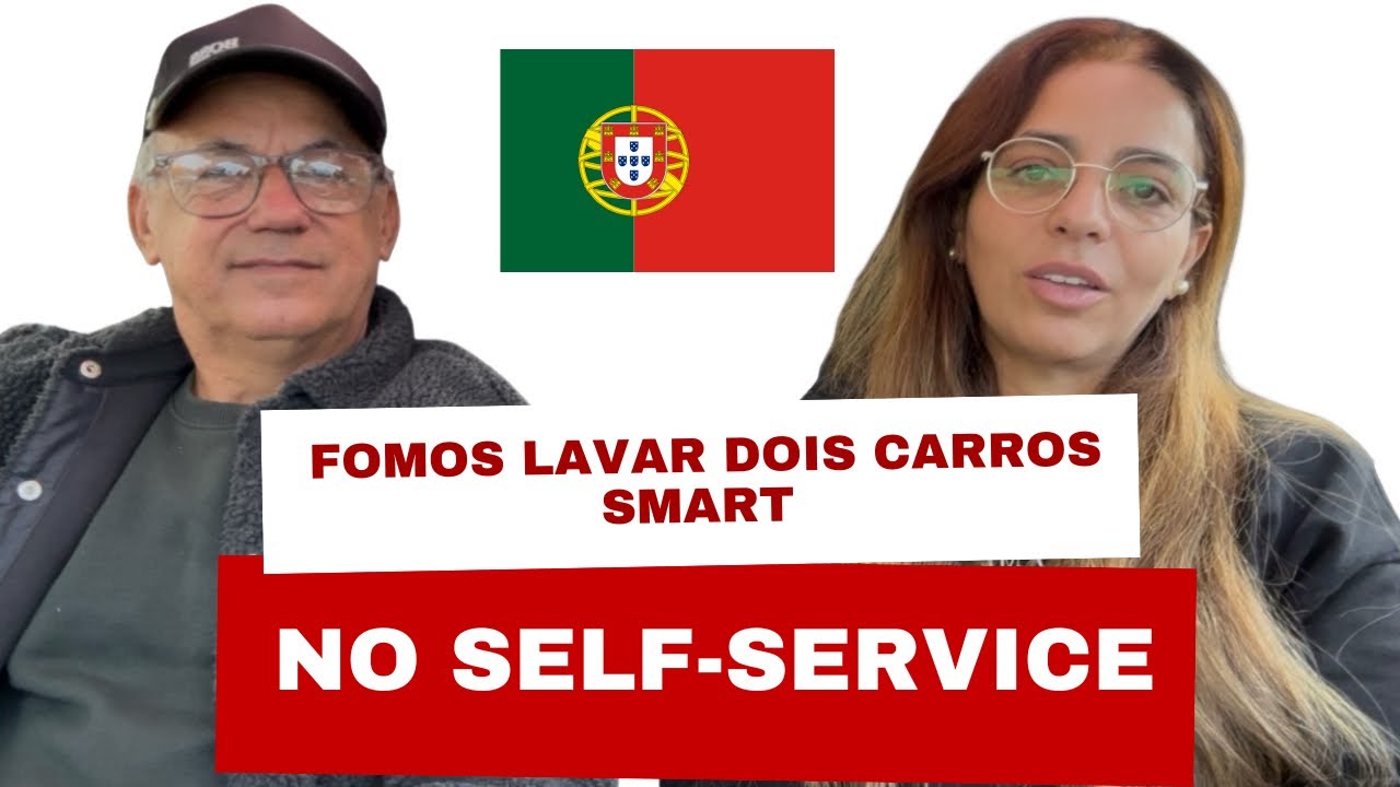 Fomos lavar dois carros Smart! No self-service.