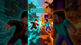 Only One Can Win: Roblox or Minecraft? ⚔️ #shorts