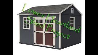 Lowes Heartland Shed Project