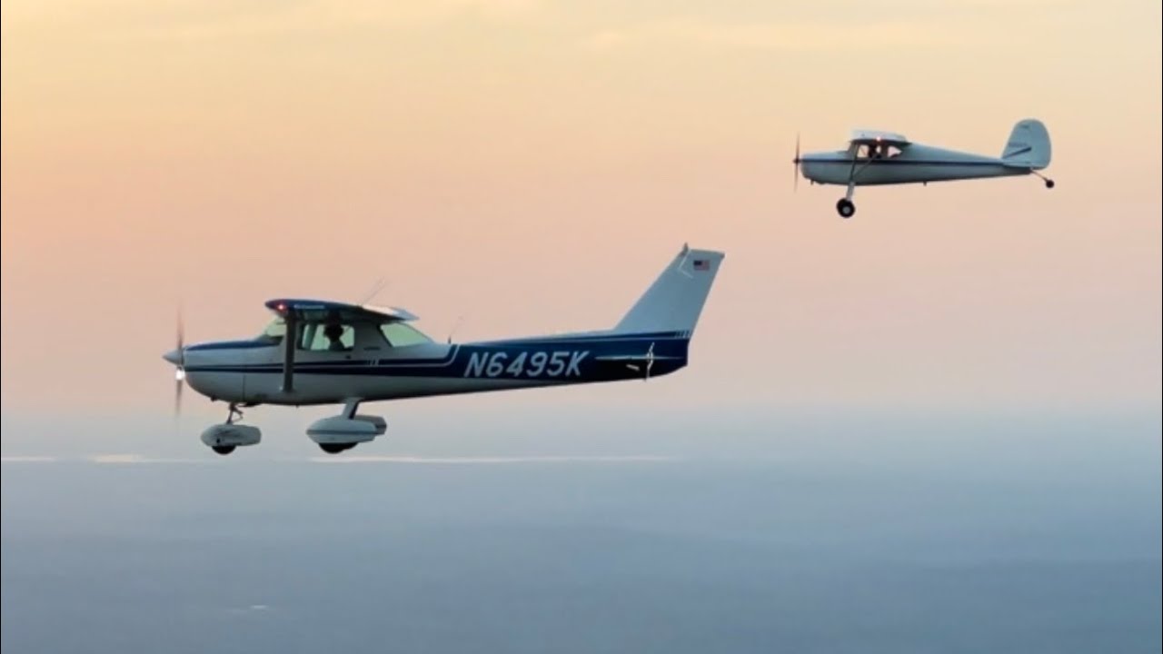 Formation Flying in a Cessna 152 | ATC AUDIO