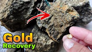 Gold recovery from stones by Acids/Gold from Stones#business #gold #goldrecovery