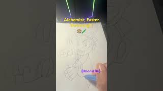 Drawn Alchmist: Fasting throwing (BloonsTD6)
