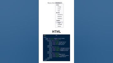 Select tag in html #html #tags