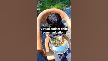 Virtual Autism child ऐंसे करती है अब communication / ASD mild treatment #virtualautismchild #shorts