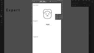 Face Avatar Draw Normal to Legend 🔥🎨 #speeddrawing #timelapse #illustratortutorial