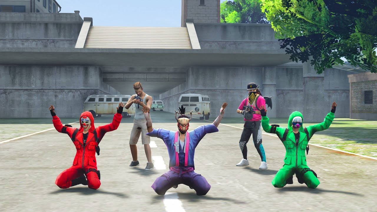 ADAM VS CRIMINALS FUNNY FIGHT 