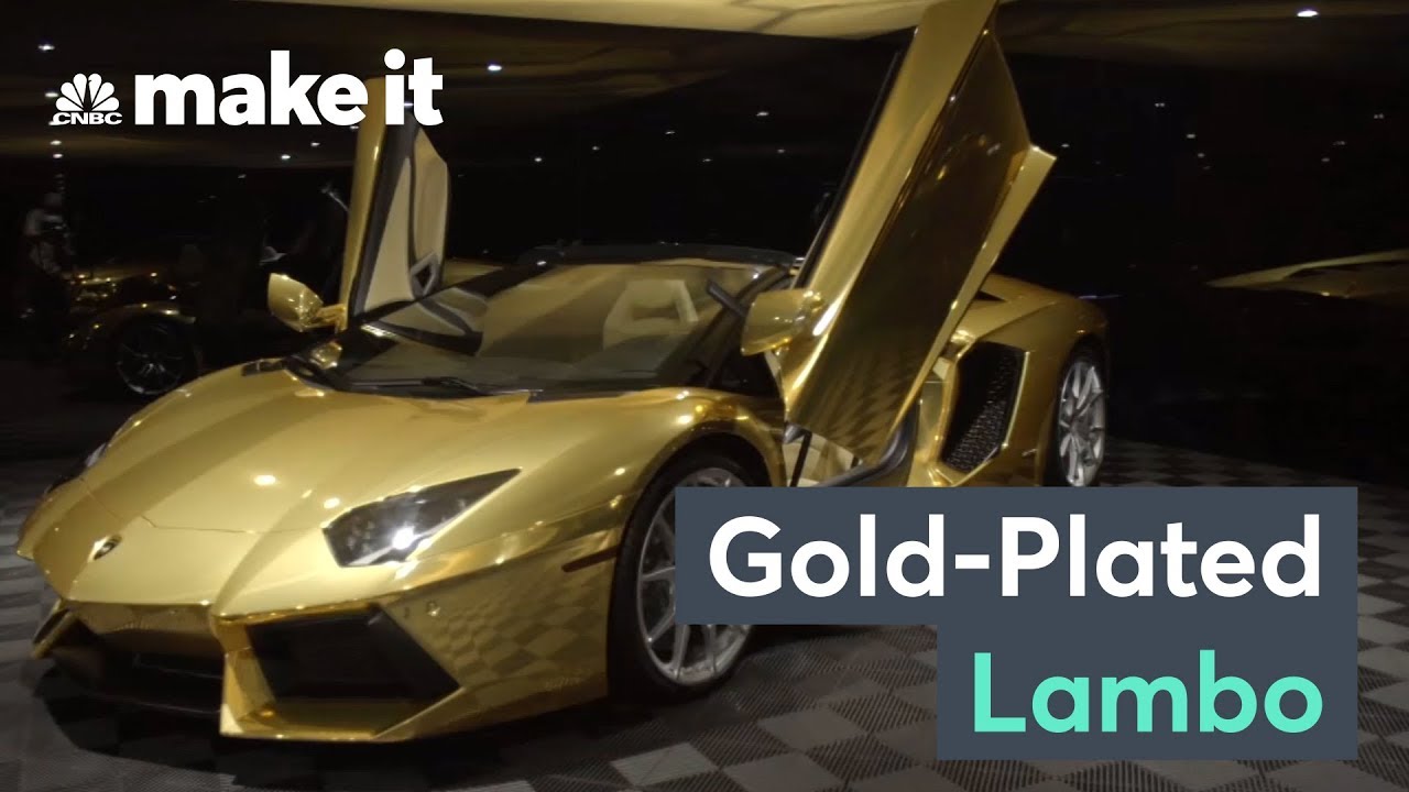 This L.A. Mansion Comes With A Gold-Plated Lamborghini