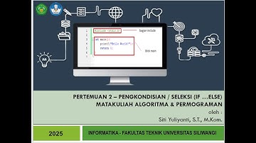 Pertemuan 2 - Algoritma & Pemrograman