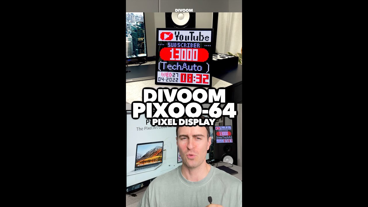 Дисплей Divoom Pixoo 64 | Лучший технический продукт для настольной установки