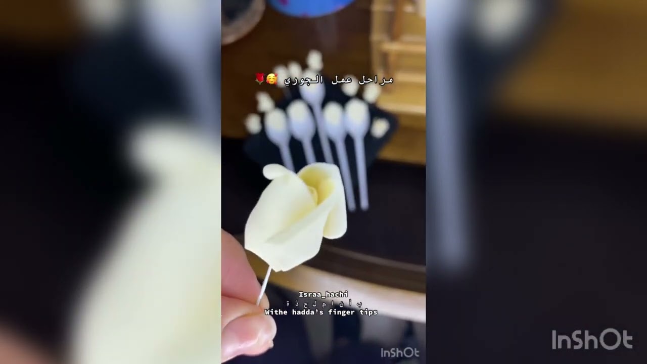 طريقة عمل  الجوري / مراحل صنع الجوري/لتزيين الحلويات التقليدية الجزائرية🇩🇿 #اكسبلور #gumpasteroses