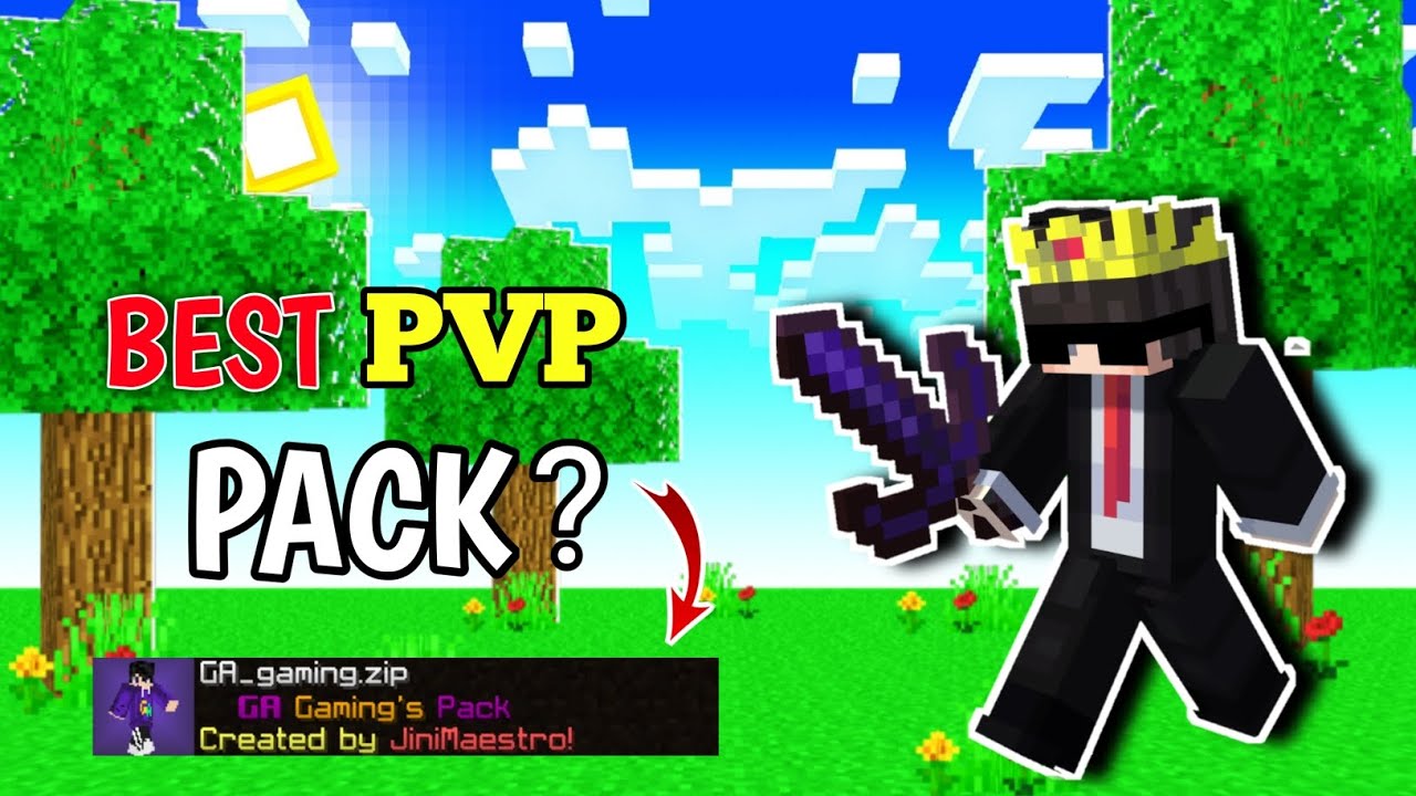 Best Pvp Texture pack For Low End Pc And Pojav louncher - YouTube