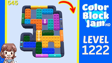 Color Block Jam Level 545 (1222) Solution Walkthrough