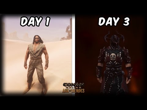 No Allies, No Mercy – Solo Day 3 on the Most Populated PvP Server | Conan Exiles 2025