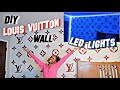 DIY LOUIS VUITTON WALL NO PAINT !