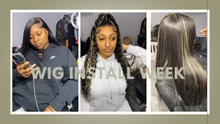 Day In The Life Of A Hairstylist |WIG INSTALL | STEP BY STEP