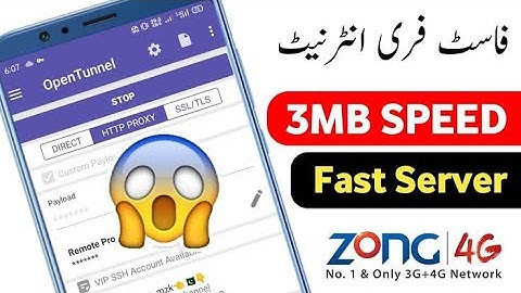 Zong Free Internet | Zong Free internet vpn 2022 today | Open tunnel new file | Muna Bhai