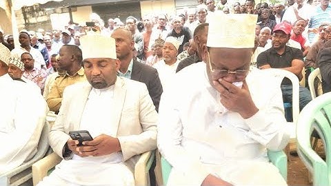 WAZIRI MASAUNI ATINGA MSIBANI KWA ALLY MOHAMED KIBAO ANENA MAZITO “NIWAHAKIKISHIE HATUTALIACHA”