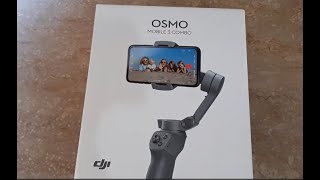 DJI OSMO Mobile 3 COMBO Unboxing and review