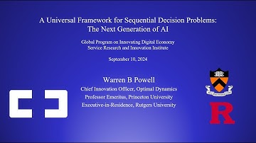 A Universal Framework for Sequential Decision Problems:The Next Generation of AI
