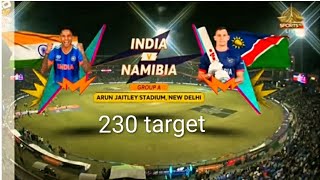  First inning |✓ India vs Namibia match | ICC t20 world cup 2026 | Match no  55 |  