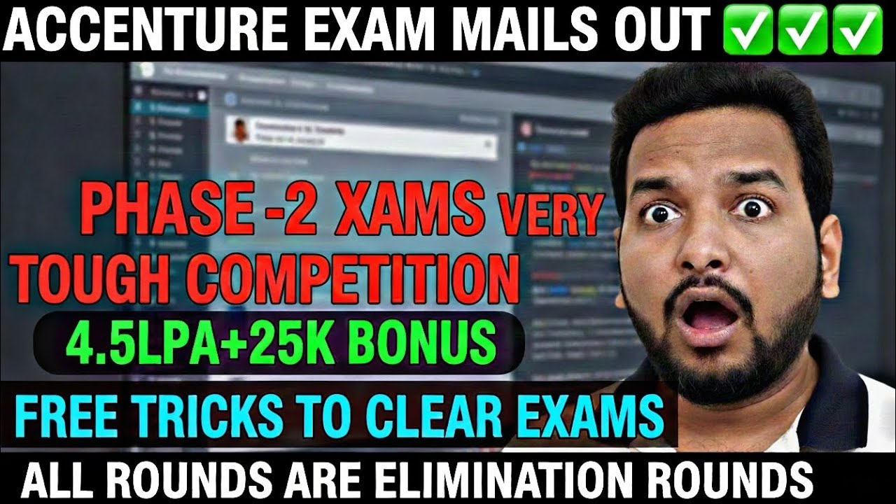 Accenture Associate Software Engineer Exam Full Update 2026 | How to pass Exam | Tough Competition 