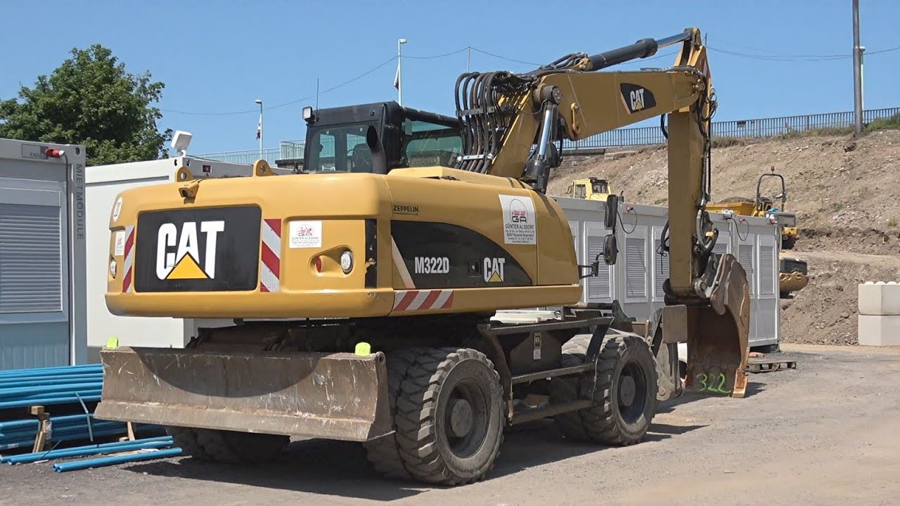 Caterpillar M322D Bagger - Technische Daten