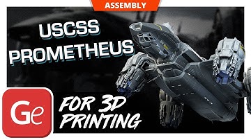 USCSS Prometheus 3D Printing Model | Assembly by Gambody