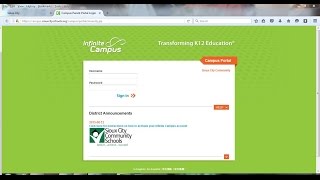 Inifinite Campus Parent Portal