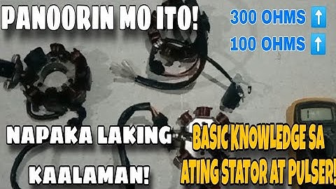 PAANO MAG TEST NG STATOR PRIMARY AT PULSER GAMIT LANG ANG DIGITAL TESTER