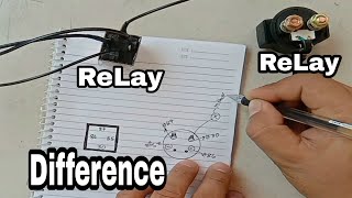 Starter Relay & 4 PIN Relay Difference