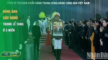 Hình ảnh xúc động trong lễ tang ở 3 miền| Thái Nguyên TV