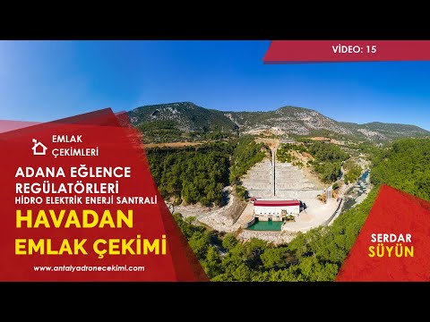 Adana Eğlence I-II Hidroelektrik Santrali Regülatörü Drone Çekimi #Adana #Karaisalı #DroneÇekimi