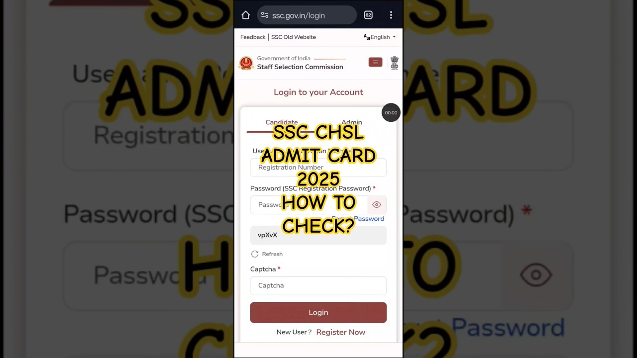 SSC CHSL Admit Card 2025 || SSC CHSL Exam City 2025 || SSC CHSL Admit Card kaise download kare