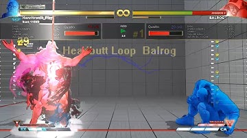 Urien - Headbutt Loop , Balrog