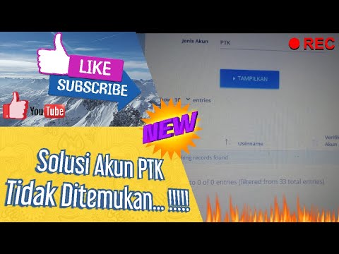 Solusi Akun PTK Tidak Ditemukan | pada web sp.datadik.kemdikbud.go.id