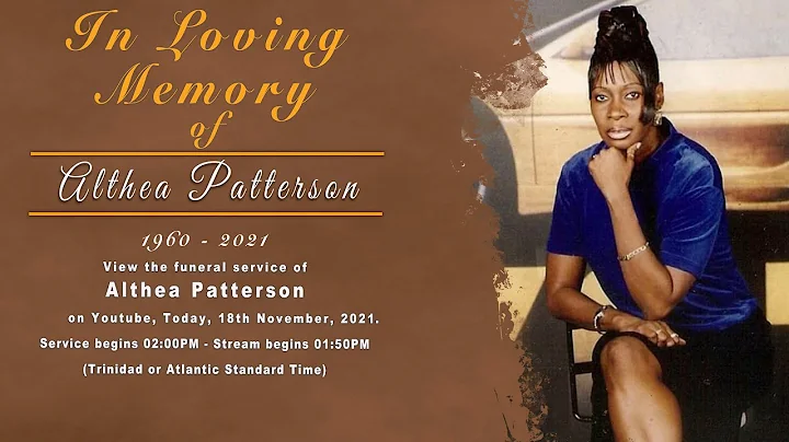 Funeral Service for Althea Patterson