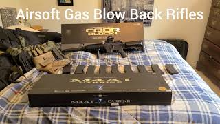 Tokyo Marui GBB Rifles Showcase CQB-R BLOCK 1 and M4A1 ZET System