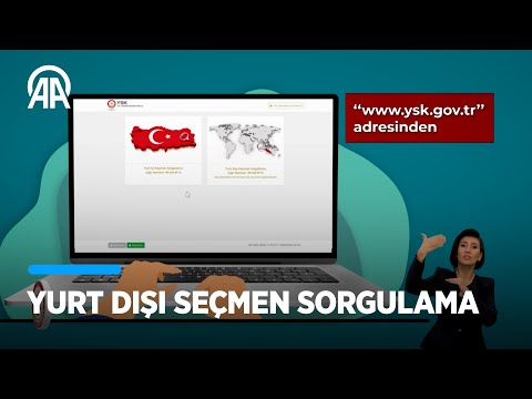 Yurt dışı seçmen sorgulama