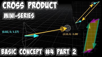 Cross Product Basic Concept #4 Part 2 - Math Lesson