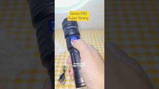 Unboxing Senter P50 Super Bright! Tahan Air & Jarak Jauh 🔦✨ #shorts #senter #unboxing