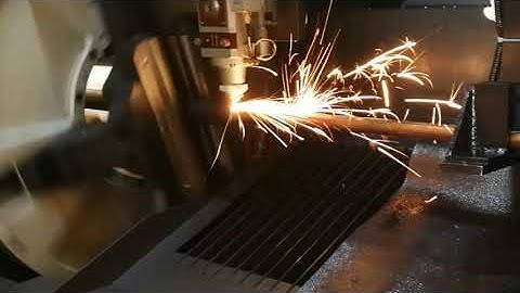 [LX Laser Tech.] Customized fiber laser tube cutting machine with automatic slag removal function