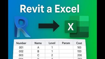 EXPORTAR TABLA DE REVIT A EXCEL (video corto)