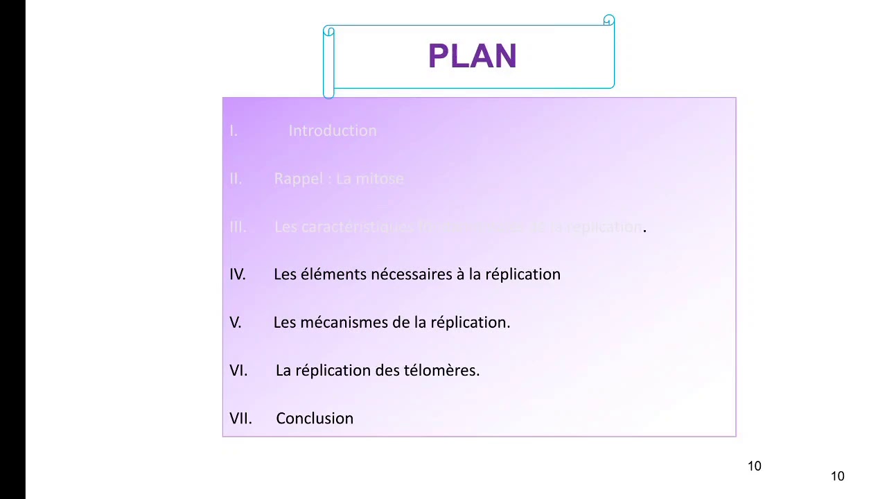 La réplication d'ADN - FMPM (Partie 1)