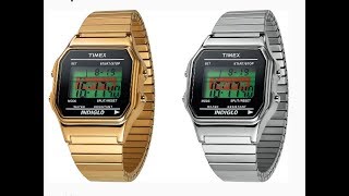 How To Change SUPREME x TIMEX INDIGLO Gold/Silver Digital Watch Battery!