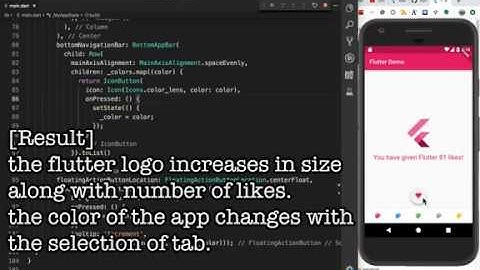 Flutter Floating Action Button (FAB) and Bottom Navigation Bar || CodeCast #1