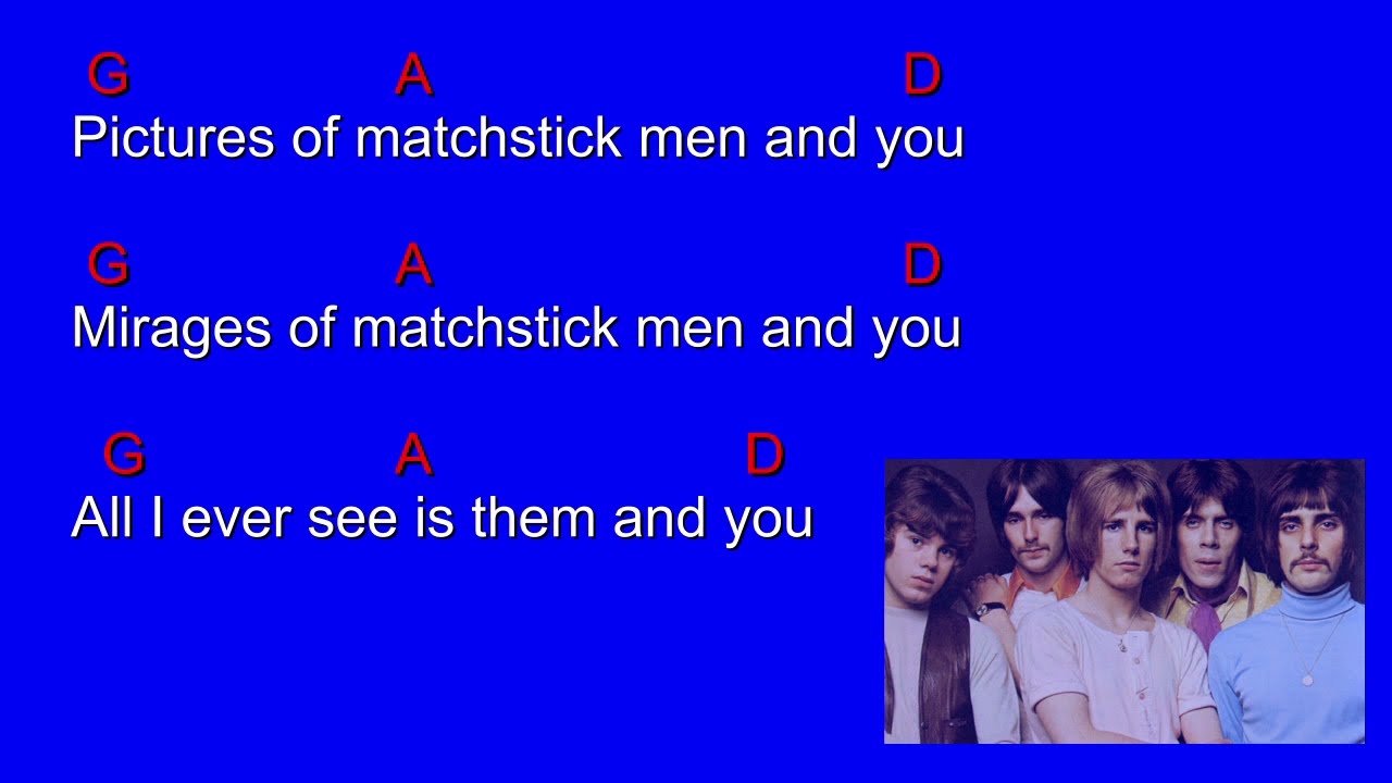 Status Quo Pictures of Matchstick Men ( Guitar Chords and Lyrics
