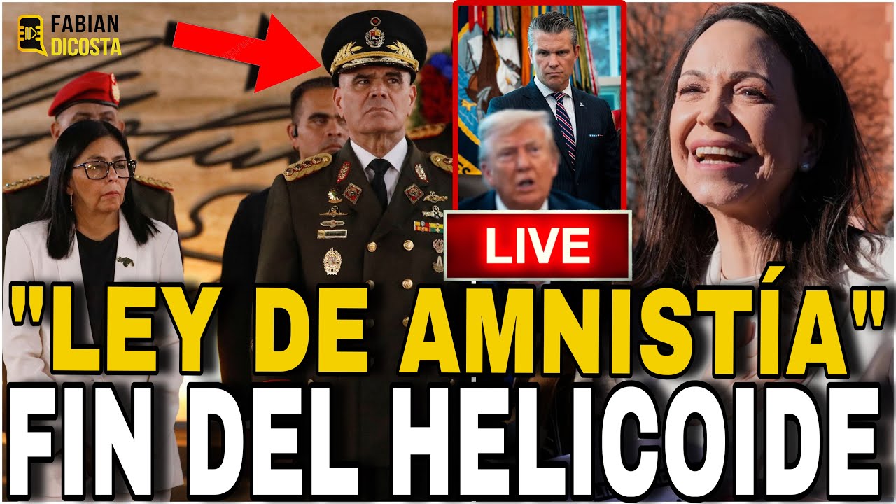 ÚLTIMA HORA 🔴 ¡TRUMP LO LOGRÓ! DELCY ANUNCIA AMNISTÍA GENERAL ¿FIN DEL TERROR EN VENEZUELA?