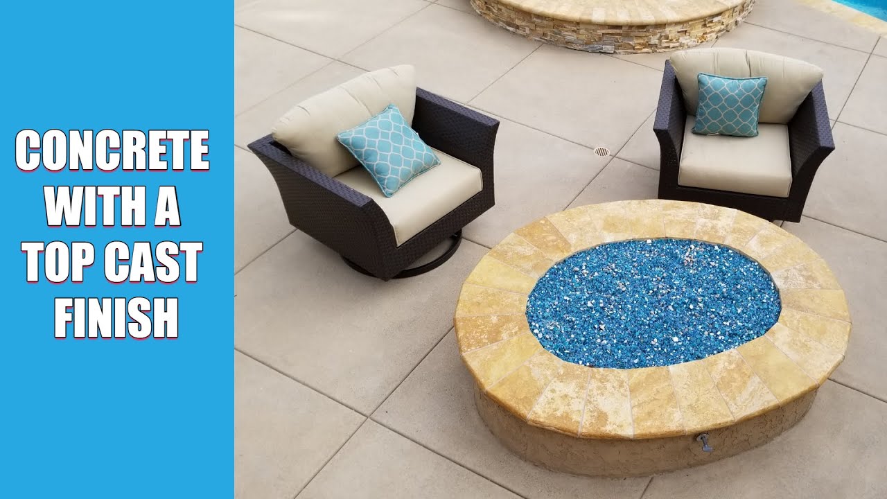 Concrete with Top Cast Finish YouTube