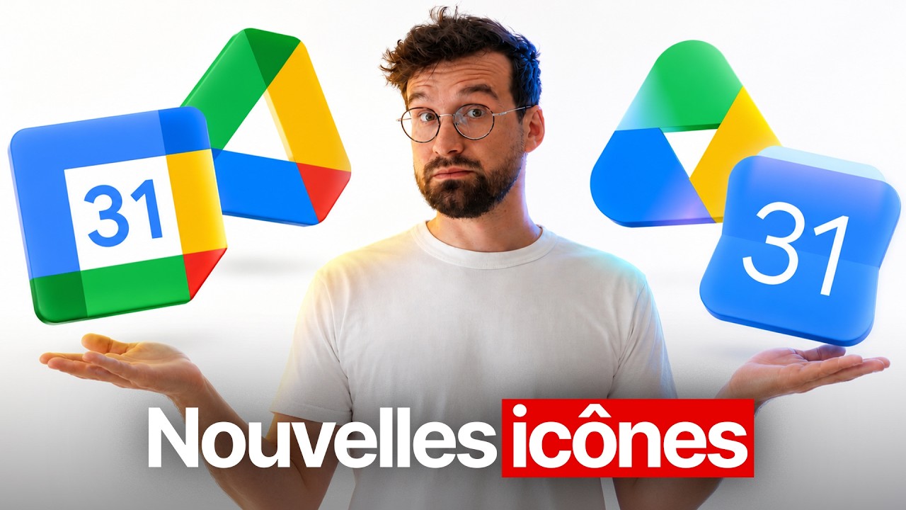Google : les nouvelles icônes font débat !