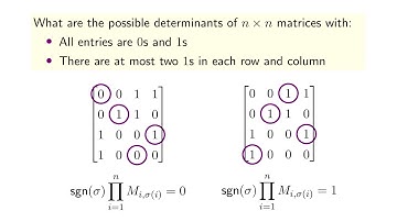 A Matrix Determinant Puzzle